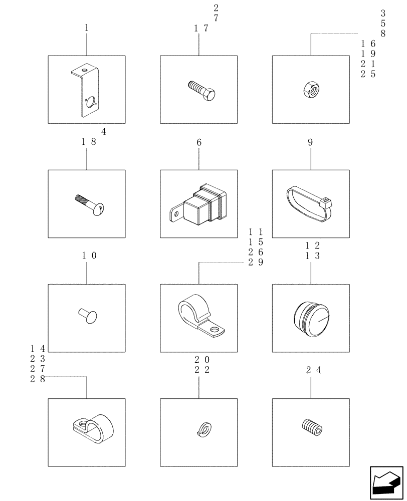 Схема запчастей Case IH 7130 - (55.440.20) - HARDWARE, CHASSIS HARNESSES (55) - ELECTRICAL SYSTEMS