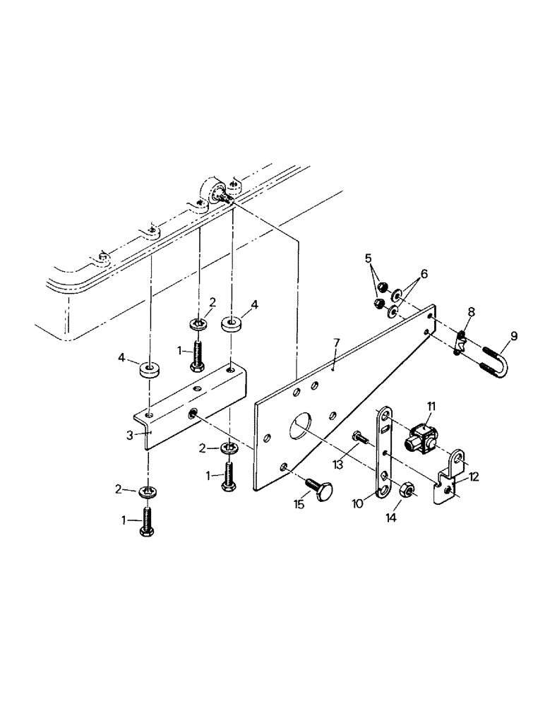 Схема запчастей Case IH KS-280 - (04-16) - TRANSMISSION SHIFT BRACKET & MOUNTING (04) - Drive Train