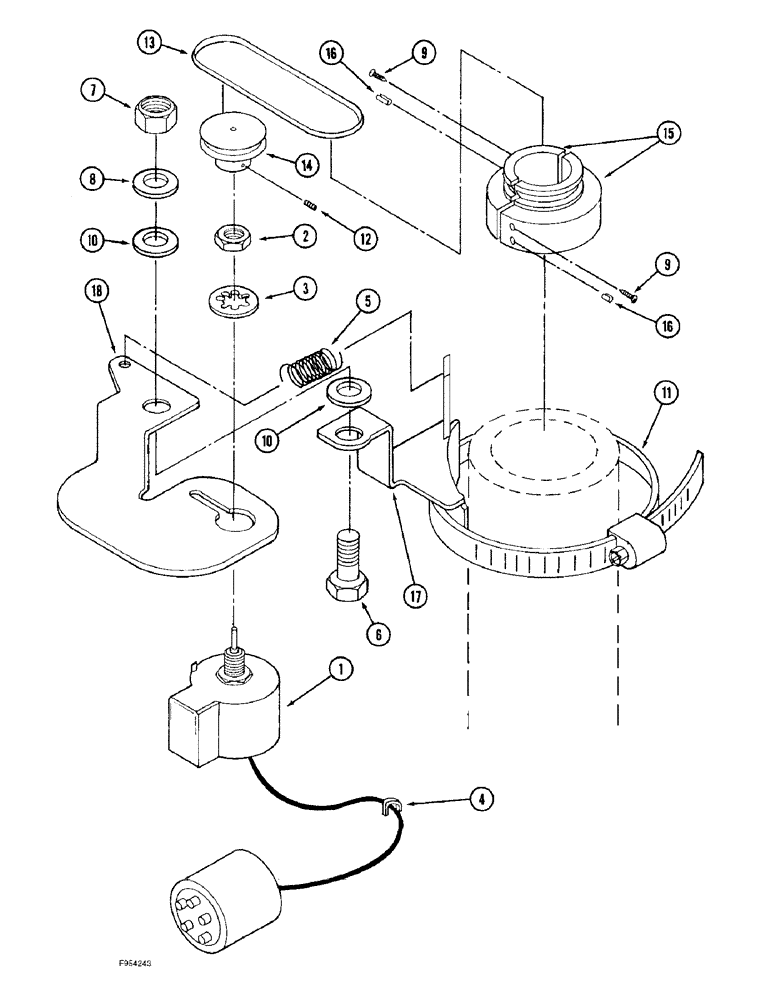 Схема запчастей Case IH 9330 - (4-076) - ENCODER ASSEMBLY (04) - ELECTRICAL SYSTEMS