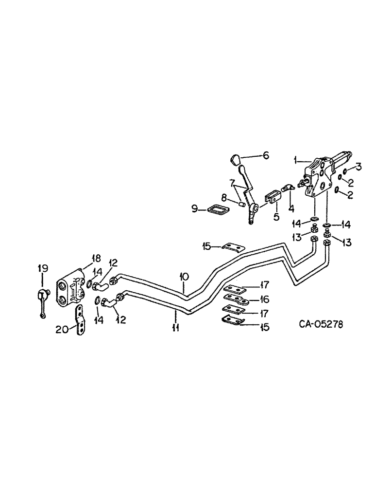 Схема запчастей Case IH 886 - (10-51) - HYDRAULIC, THIRD VALVE FOR TRIPLE AUXILIARY VALVES (07) - HYDRAULICS