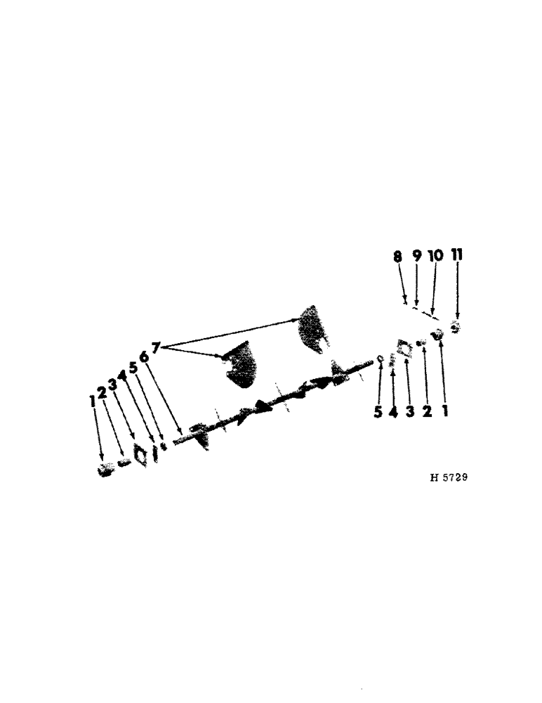 Схема запчастей Case IH 102 - (C-11) - WIDESPREAD, PADDLE TYPE, REGULAR 