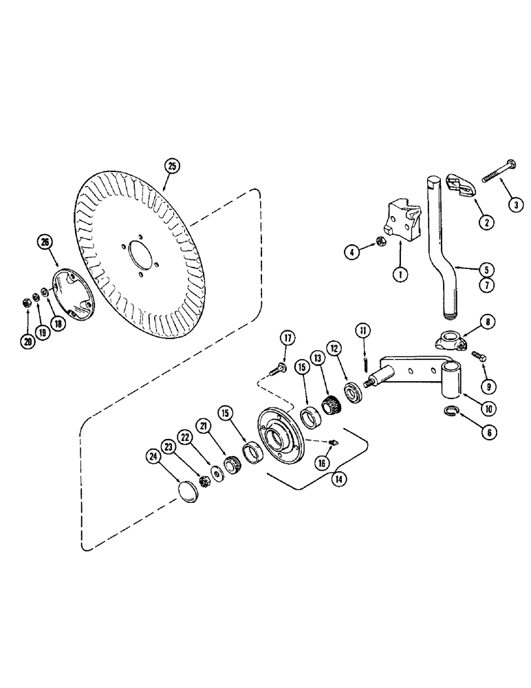 Схема запчастей Case IH 700-SERIES - (36) - RIGID COULTER, ANTI-FRICTION BEARING 