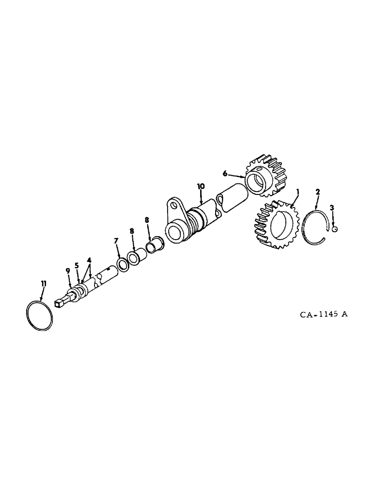 Схема запчастей Case IH 574 - (07-25) - DRIVE TRAIN, SPEEDOMETER, HYDROSTATIC DRIVE TRACTORS (04) - Drive Train