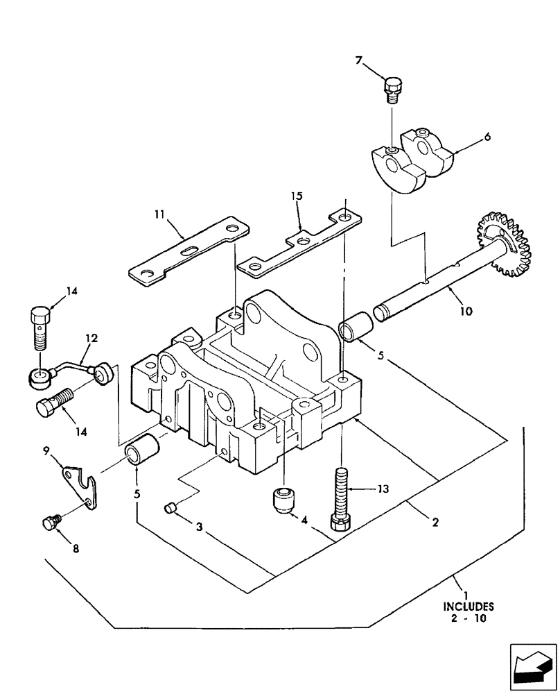 Схема запчастей Case IH DX55 - (01.09) - BALANCER (01) - ENGINE
