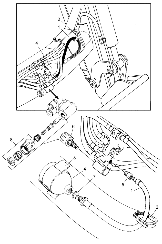 Схема запчастей Case IH L740 - (55.010.AG[01]) - VAR - 717520006 - SOFT RIDE, MANUAL SHUT - OFF (55) - ELECTRICAL SYSTEMS