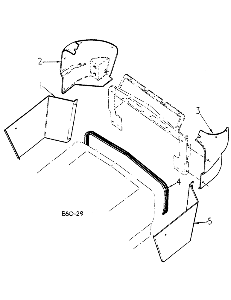 Схема запчастей Case IH 268 - (13-004) - INSTRUMENT PANEL SIDE HOUSING (05) - SUPERSTRUCTURE