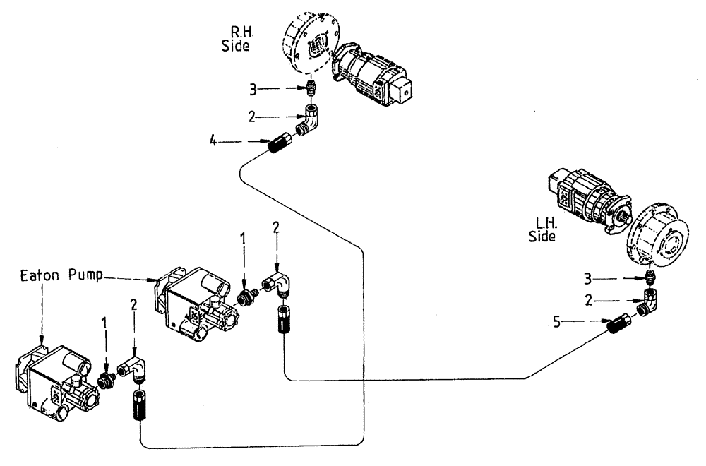 Схема запчастей Case IH 7700 - (B05[95]) - HYDRAULIC CIRCUIT, FAIL SAFE BRAKES Hydraulic Components & Circuits