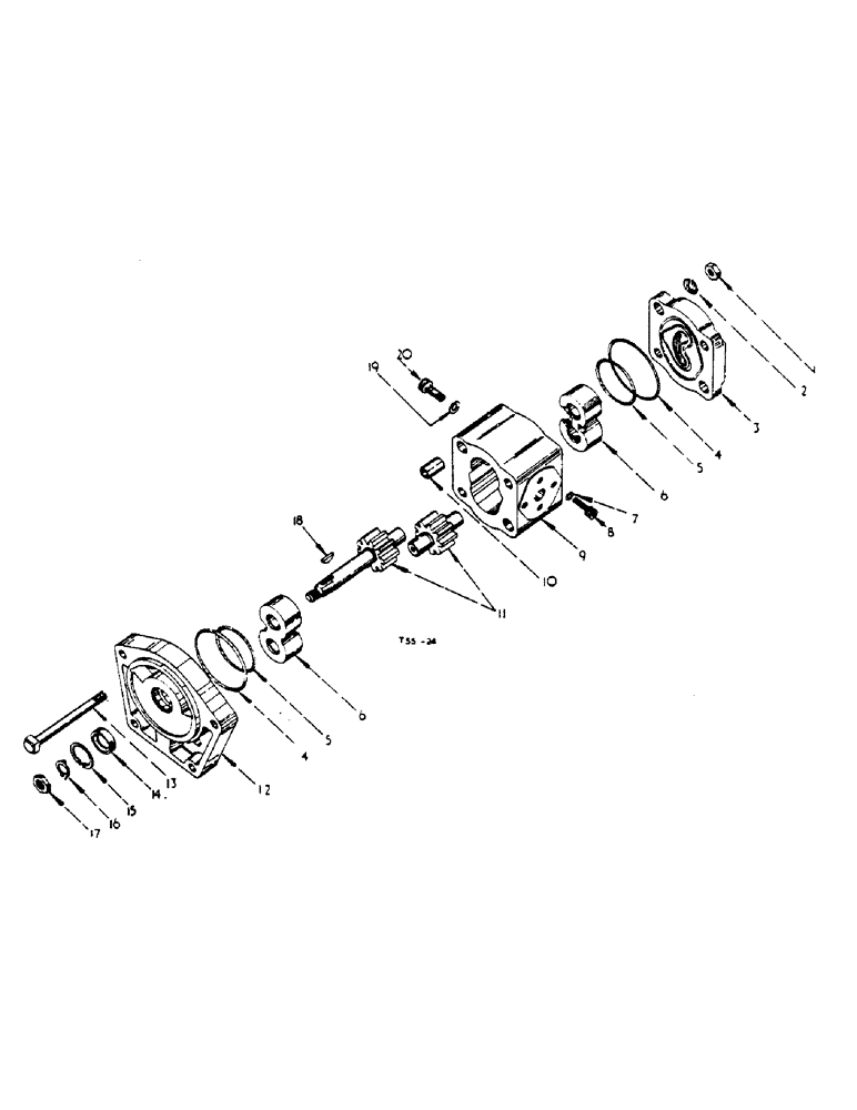 Схема запчастей Case IH 364 - (5-02) - HYDRAULIC ATTACHMENTS, HYDRAULIC PUMP (07) - HYDRAULIC SYSTEM