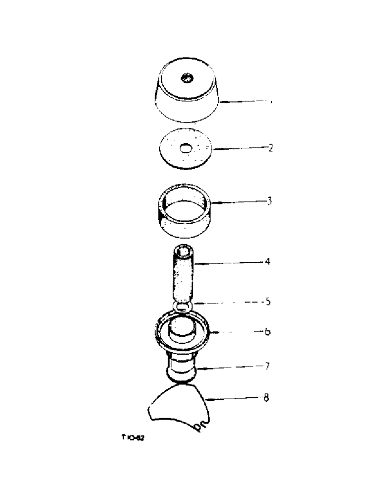 Схема запчастей Case IH 434 - (1-04) - AIR BREATHER - DIESEL ENGINE (02) - ENGINE