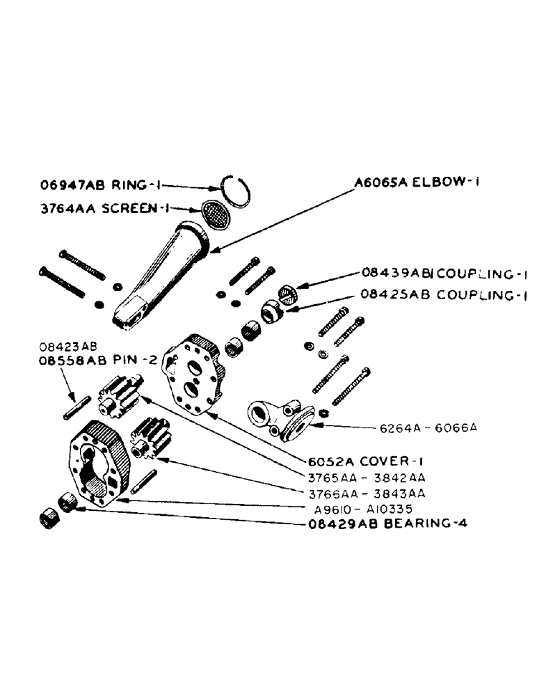 Схема запчастей Case IH SC-SERIES - (115) - HYDRAULIC PUMPS, 15 AND 20 GALLON PER MINUTE CAPACITY PUMPS (08) - HYDRAULICS