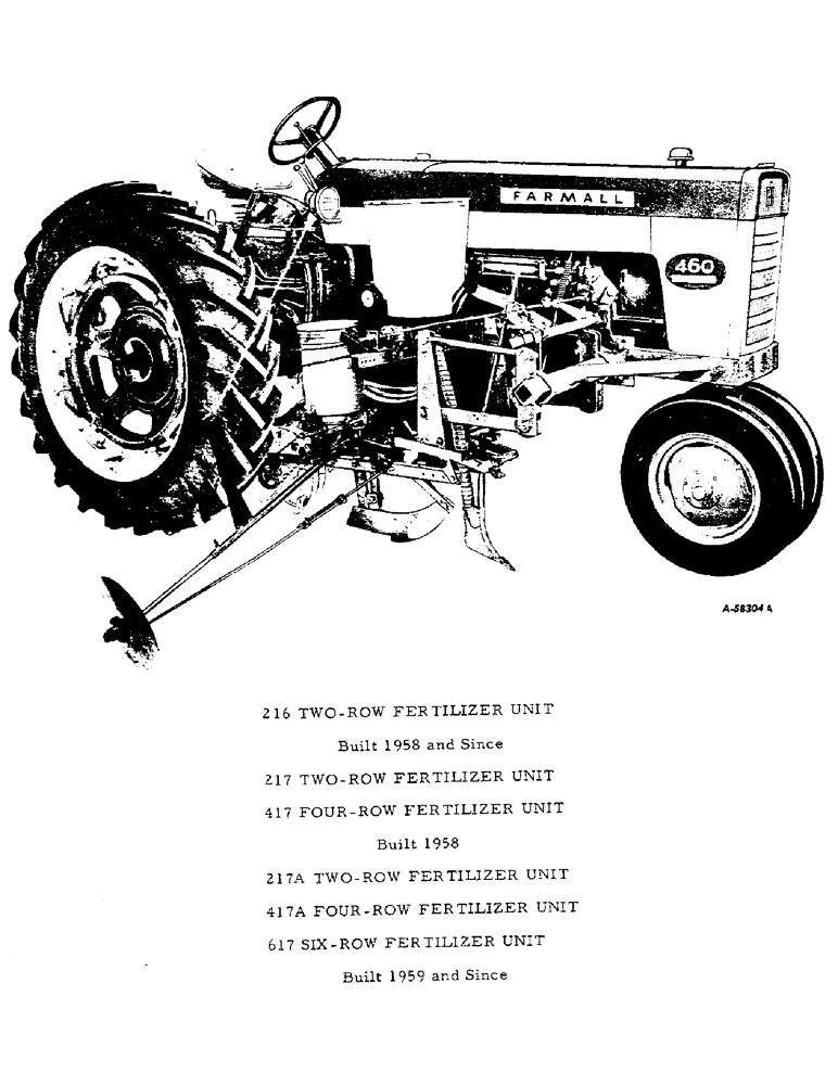Схема запчастей Case IH 617 - (V-03) - 216,217,417 AND 617 FERTILIZER UNITS 