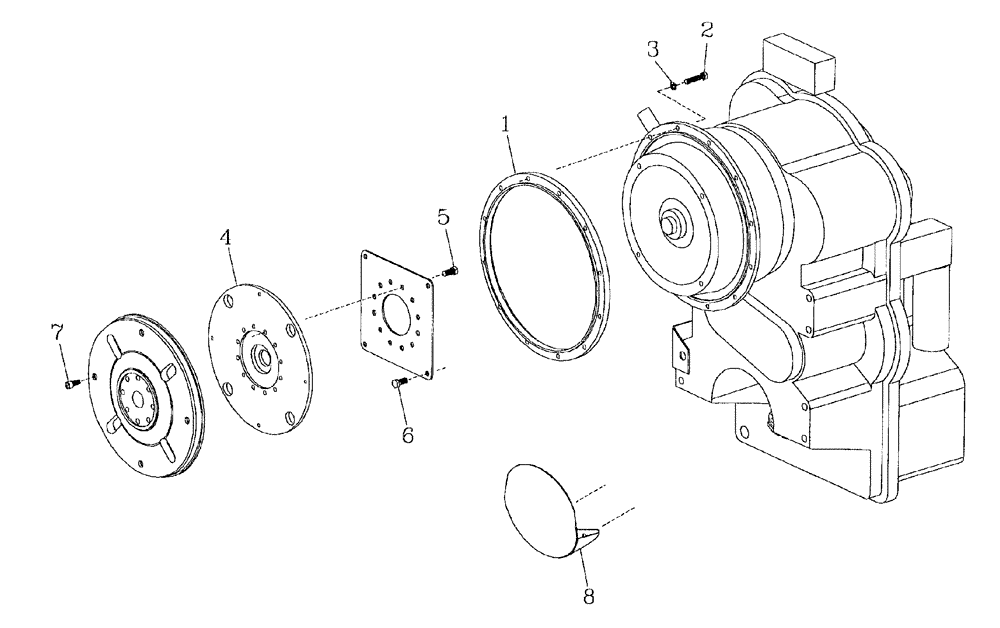 Схема запчастей Case IH AUSTOFT - (C03[04]) - DRIVE PLATE ADAPTOR Engine & Engine Attachments