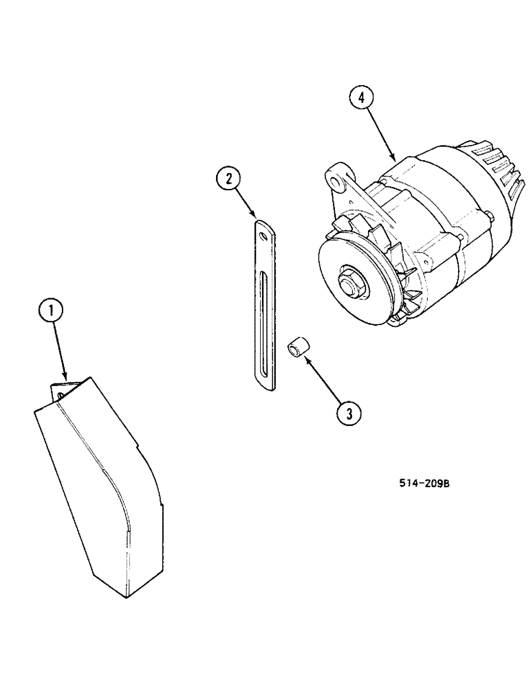 Схема запчастей Case IH 685 - (4-178) - ALTERNATOR AND CONNECTIONS (04) - ELECTRICAL SYSTEMS