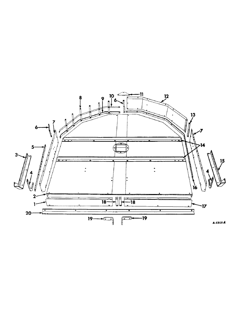Схема запчастей Case IH 27 - (C-2) - MAIN FRAME 