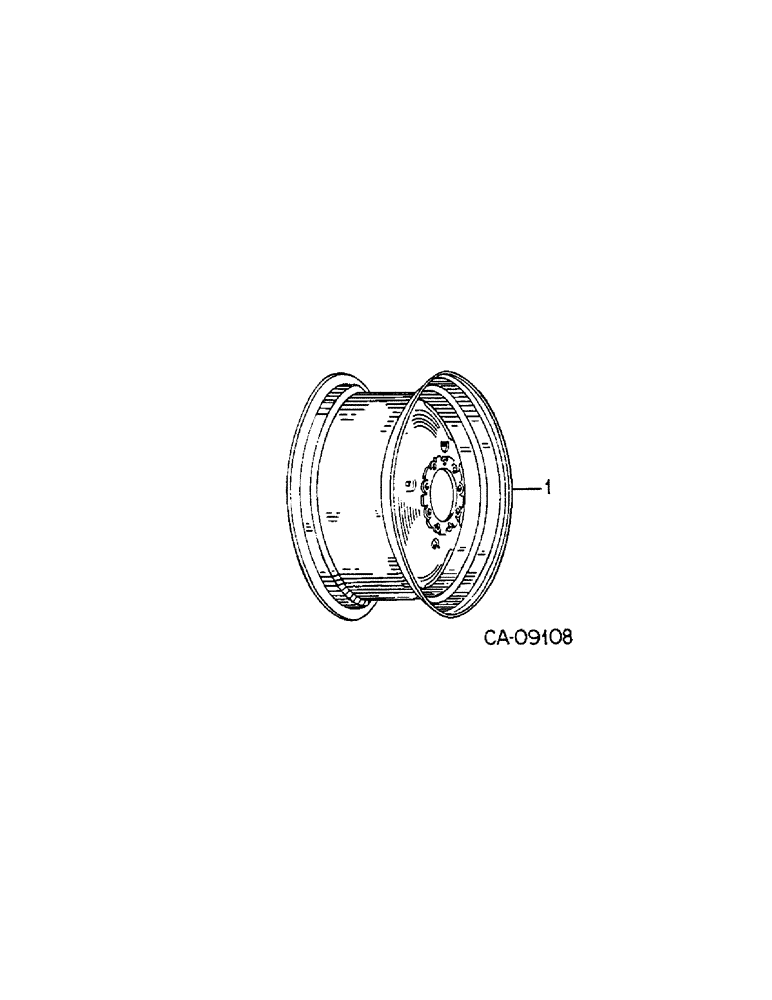Схема запчастей Case IH 584 - (15-03) - REAR WHEELS, HEAVY DUTY DISC TYPE Wheels & Traction