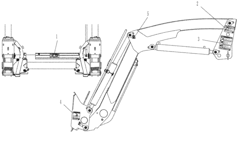 Схема запчастей Case IH L540 - (90.108.AC) - WARNING DECAL (90) - PLATFORM, CAB, BODYWORK AND DECALS