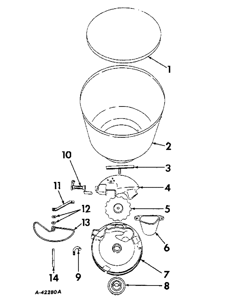 Схема запчастей Case IH 34-409 - (AF-15) - HOPPER 