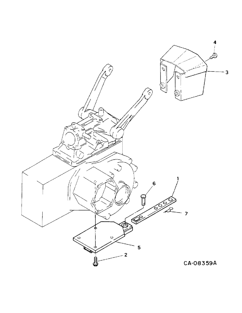 Схема запчастей Case IH 234 - (09-01) - FRAME, DRAWBAR AND PTO SHIELD, 234 (12) - FRAME