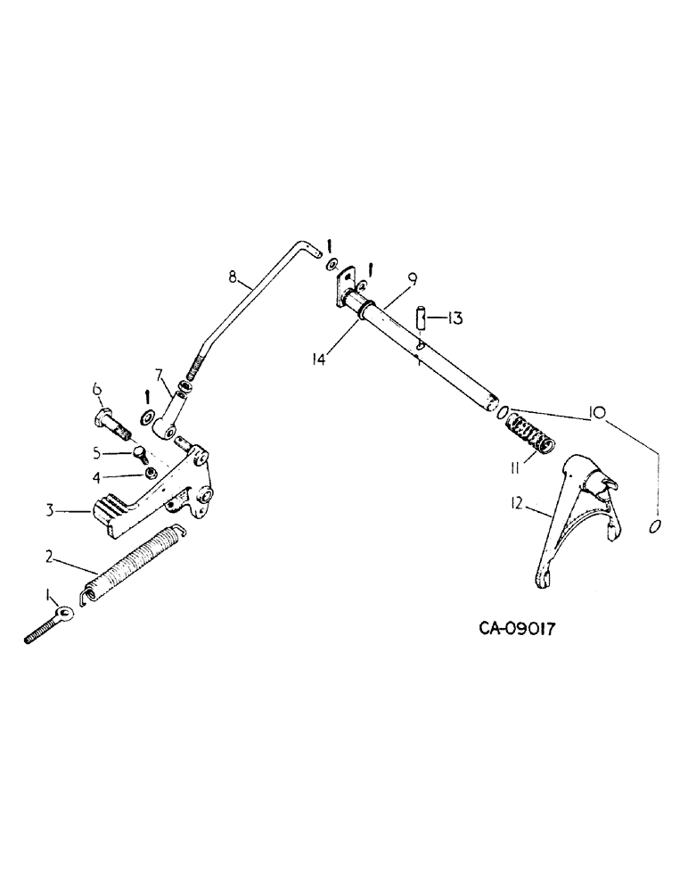 Схема запчастей Case IH 385 - (07-11) - DRIVE TRAIN, DIFFERENTIAL LOCK (04) - Drive Train