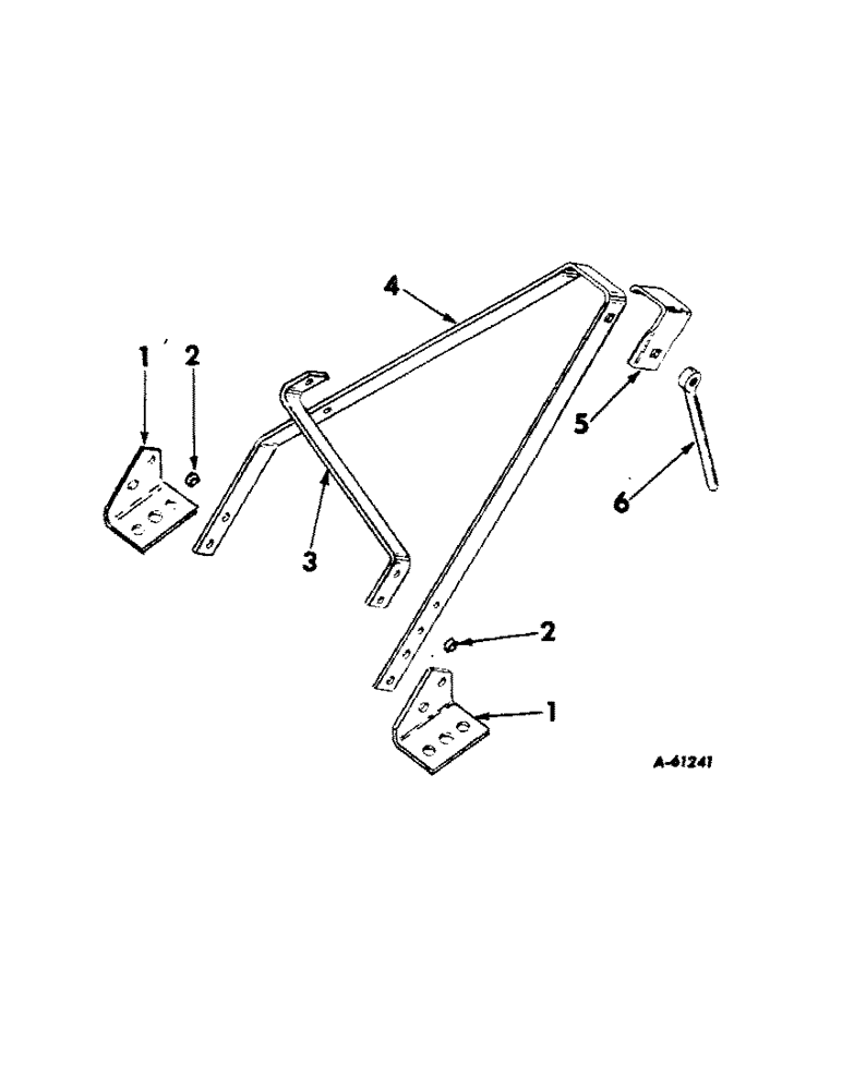 Схема запчастей Case IH 100 - (A-26) - TRANSPORT, FOR 9 FT. CUTTER BAR 