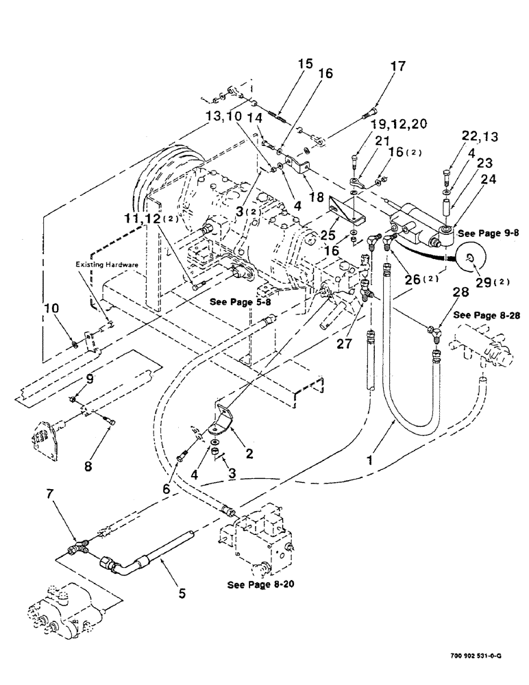 Схема запчастей Case IH 8825HP - (09-08) - GROUND SPEED ASSIST KIT, ORDERED THRU WHOLEGOODS ONLY (09) - CHASSIS