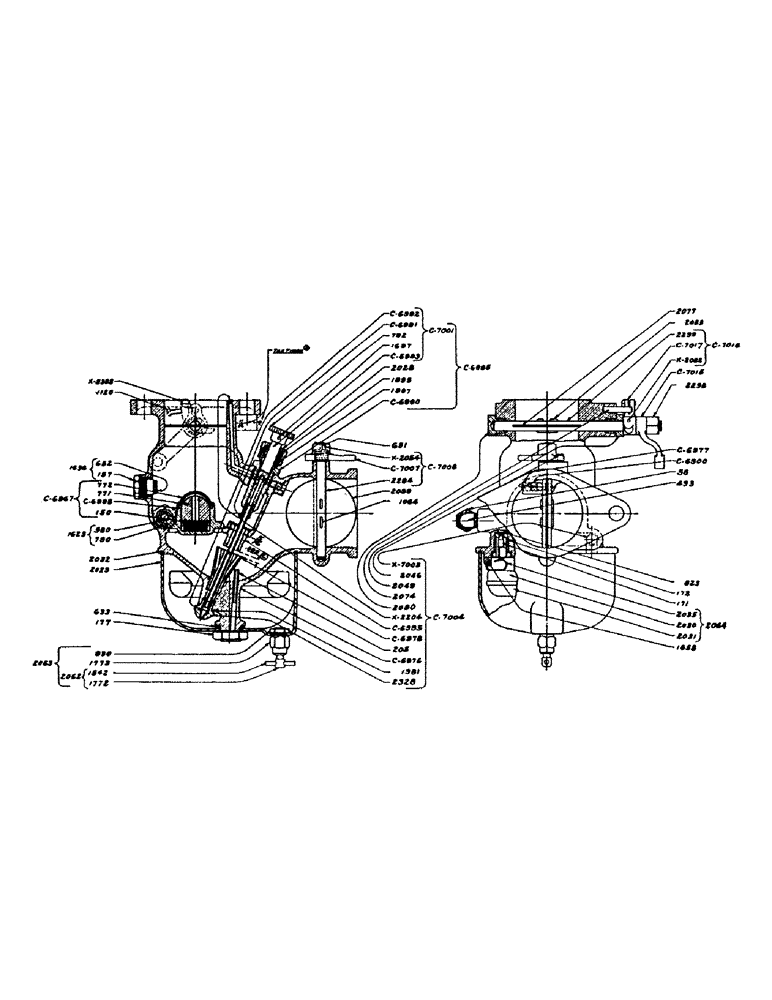 Схема запчастей Case IH LE - (33) - O1709AB1 KINGSTON CARBURETOR, 1-1/2 INCH MODEL L3L, ENGINE NUMBER LE302745 TO NUMBER LE301843 