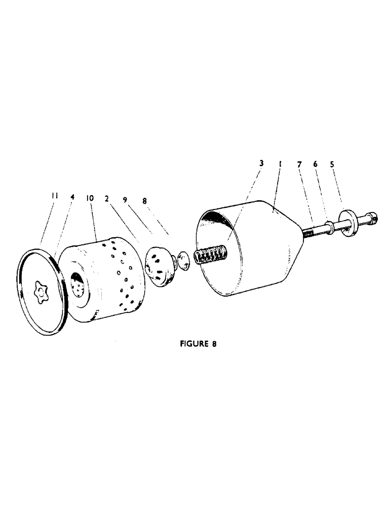 Схема запчастей Case IH 880F - (16) - OIL FILTER (01) - ENGINE