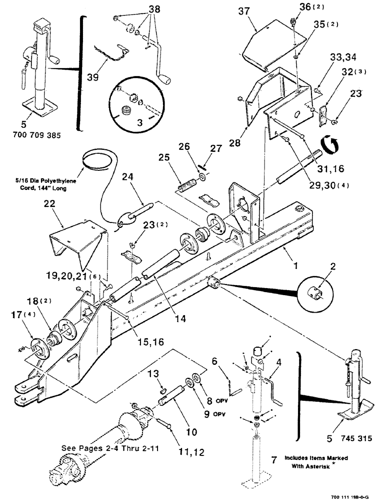 Схема запчастей Case IH 8330 - (2-02) - TONGUE AND PRIMARY DRIVE ASSEMBLY (09) - CHASSIS