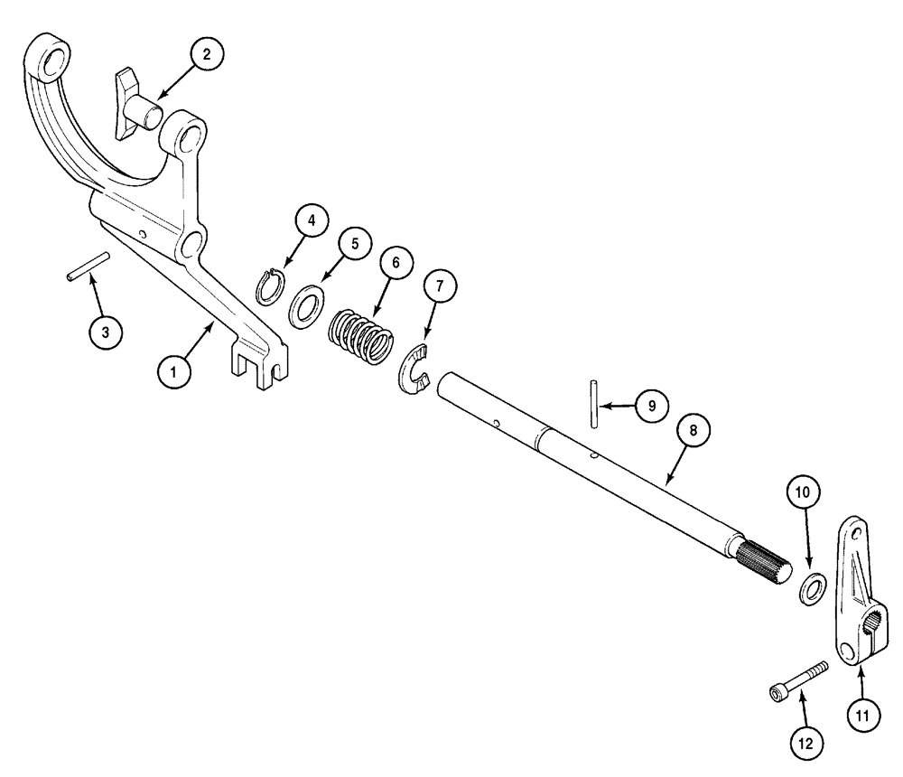 Схема запчастей Case IH MX150 - (06-17) - CREEP SPEED CONTROL (21) - TRANSMISSION