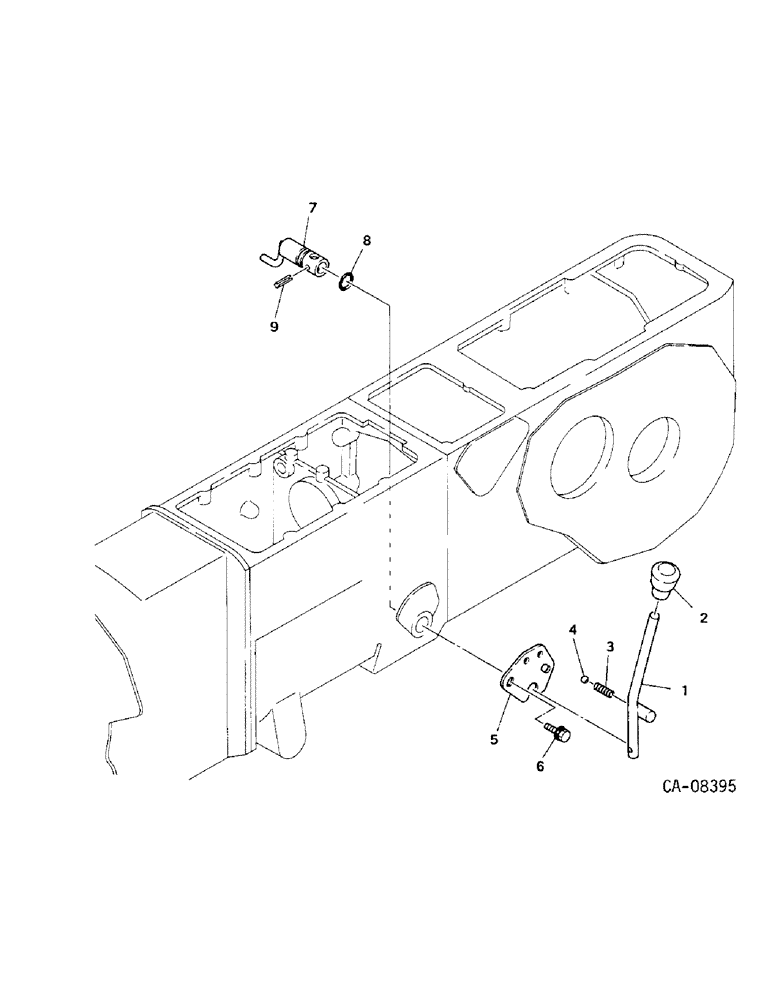 Схема запчастей Case IH 254 - (07-42) - DRIVE TRAIN, FRONT WHEEL DRIVE CONTROLS, 244 AND 254, FOUR WHEEL DRIVE (04) - Drive Train