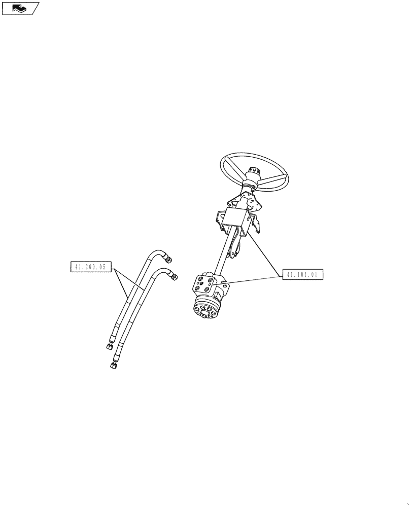 Схема запчастей Case IH PUMA 160 - (41.000.00) - PICTORIAL INDEX - STEERING (41) - STEERING