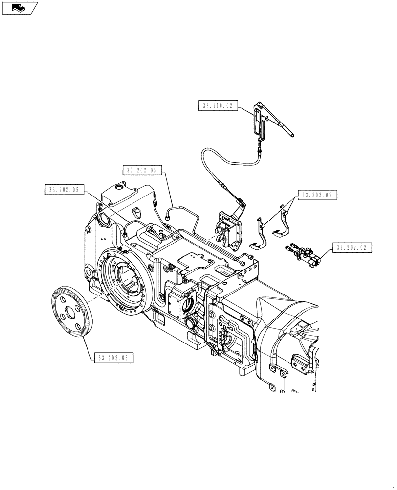 Схема запчастей Case IH PUMA 130 - (33.000.00) - PICTORIAL INDEX - BRAKES AND CONTROLS (33) - BRAKES & CONTROLS