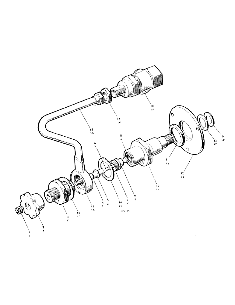 Схема запчастей Case IH 950 - (168) - HYDRAULIC VALVE AND EXTERNAL TAKE-OFF (08) - HYDRAULICS
