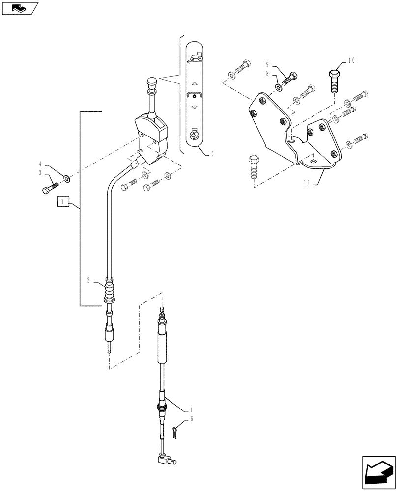 Схема запчастей Case IH PUMA 145 - (31.104.04) - VAR - 743679, 332802, 333802 - PTO W/ GROUND SPEED - SPEED CHANGE LEVER (31) - IMPLEMENT POWER TAKE OFF