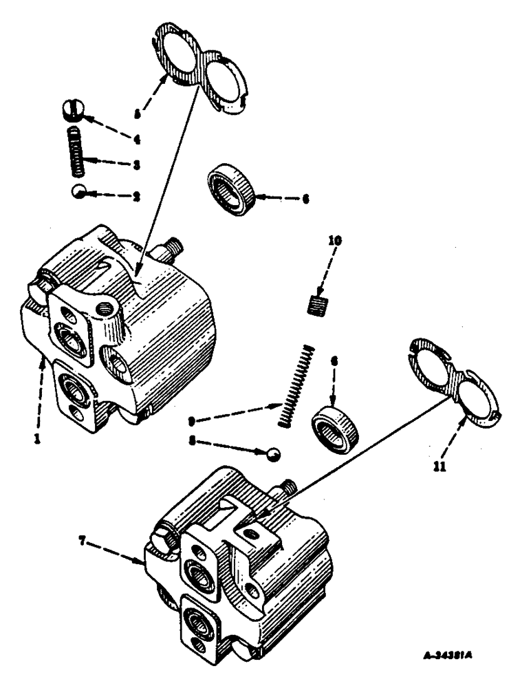 Схема запчастей Case IH 100 - (10-11) - HYDRAULICS, HYDRAULIC PUMP, FOR TRACTORS EQUIPPED WITH TOUCH-CONTROL, CESSNA (07) - HYDRAULICS