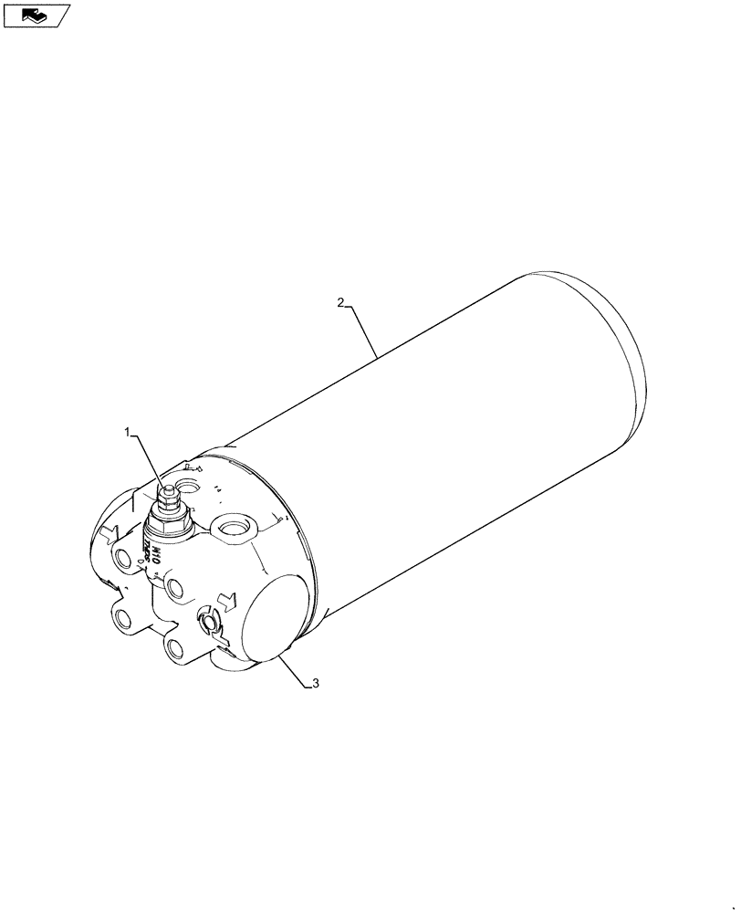 Схема запчастей Case IH QUADTRAC 550 - (21.105.02) - POWER SHIFT TRANSMISSION - OIL FILTER (21) - TRANSMISSION