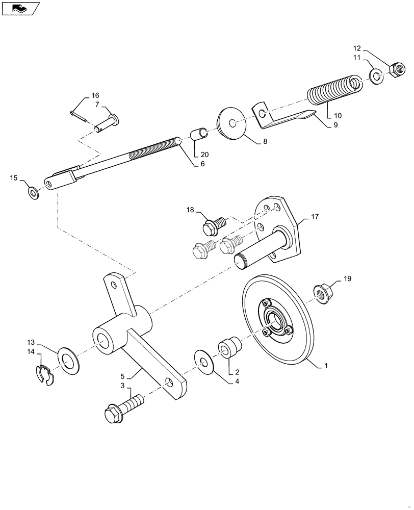 Схема запчастей Case IH 7230 - (80.180.13[02]) - UNLOAD CHAIN DRIVE DUAL DRIVE CONTINUED (80) - CROP STORAGE/UNLOADING