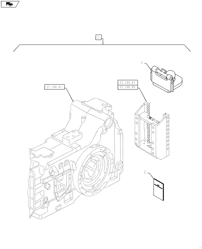Схема запчастей Case IH PUMA 145 - (88.037.08) - DIA KIT, SLIDER TOW HOOK WITH K80 BALL - GERMANY (88) - ACCESSORIES