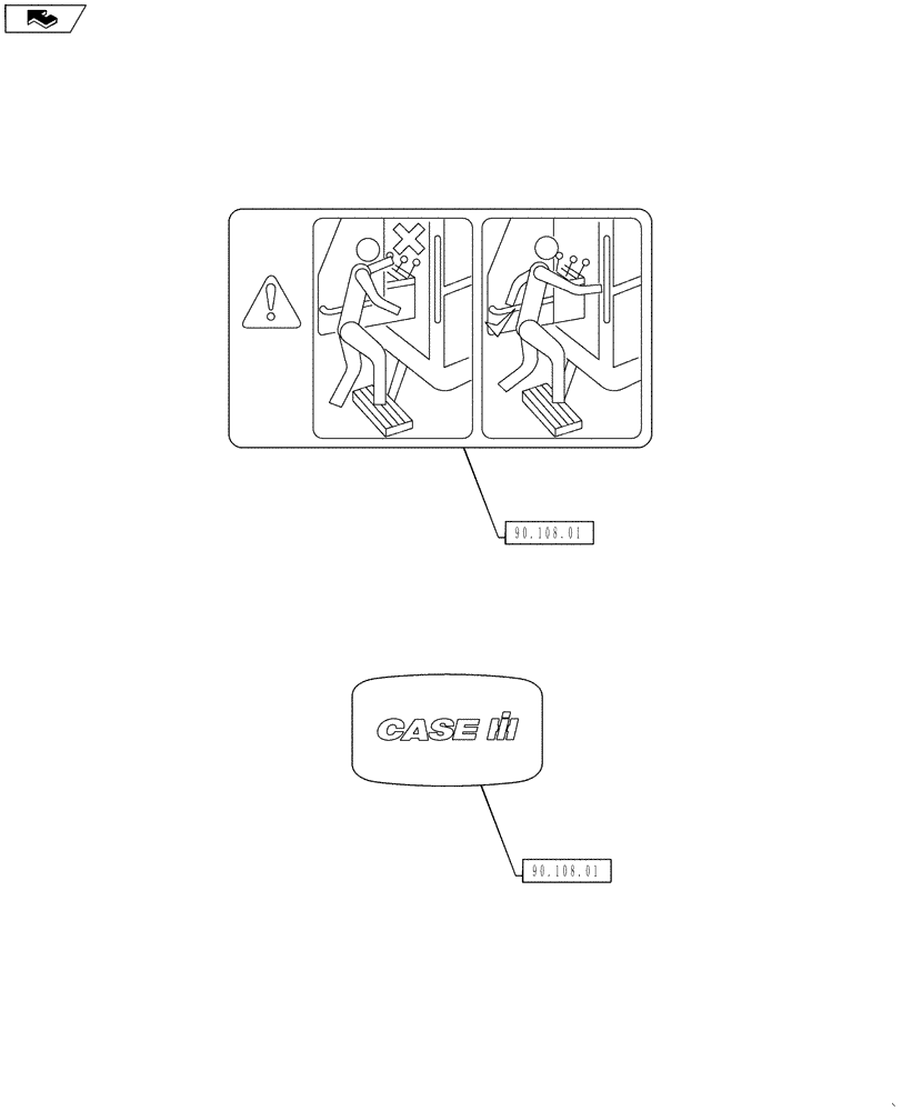 Схема запчастей Case IH PUMA 160 - (90.000.00[04]) - PICTORIAL INDEX - PLATFORM, CAB, BODYWORK AND DECALS (90) - PLATFORM, CAB, BODYWORK AND DECALS