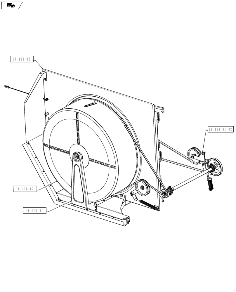 Схема запчастей Case IH 8230 - (00.000.10[02]) - PICTORIAL INDEX - ROTARY AIR SCREEN (00) - GENERAL & PICTORIAL INDEX