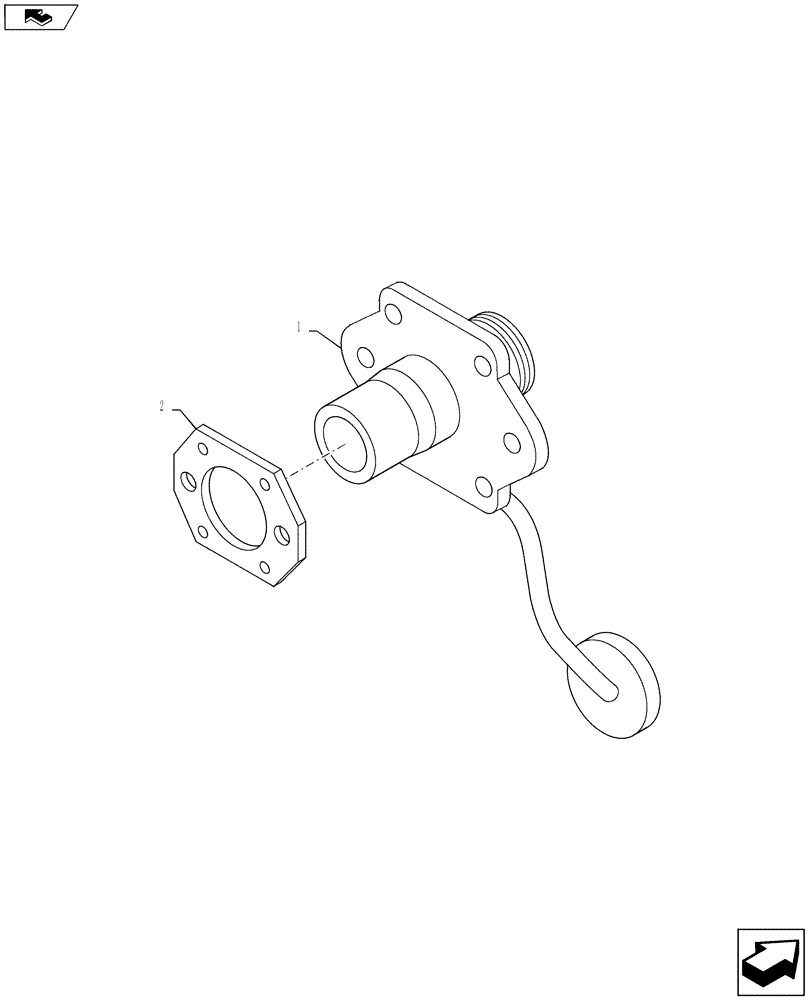 Схема запчастей Case IH PUMA 145 - (55.510.04) - VAR - 743726, 330007, 335007 - HARNESS LINK FOR IMPLEMENT CONTROL POWER SOCKET - NORTH AMERICA VERSION (55) - ELECTRICAL SYSTEMS