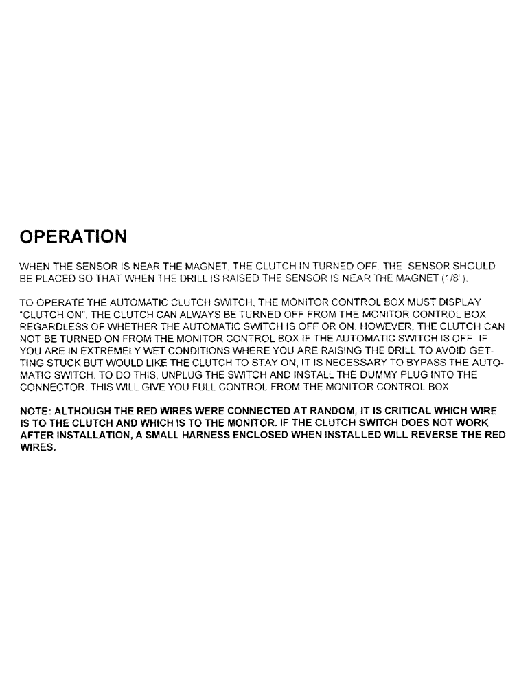 Схема запчастей Case IH 2000 - (C34) - OPERATION 