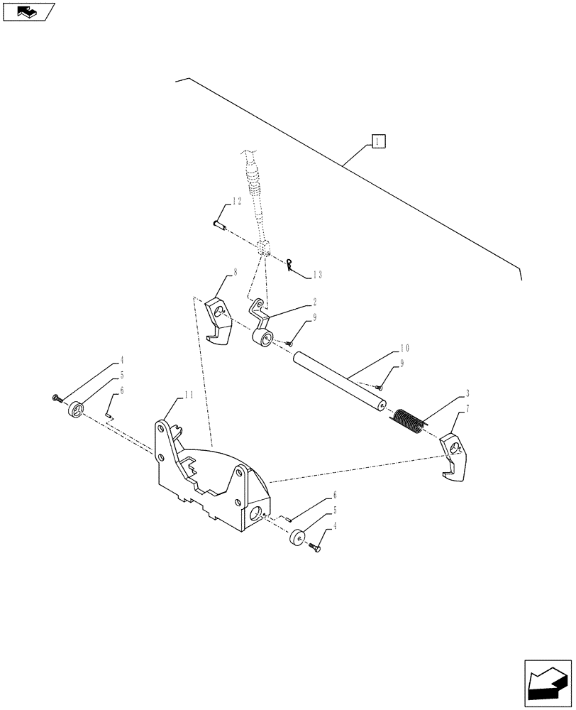 Схема запчастей Case IH FARMALL 115U - (37.120.AA[02]) - VAR - 330935 - AUTOMATIC HITCH, SUPPORT, COMPONENTS, ISO - END YR 10-OCT-2013 (37) - HITCHES, DRAWBARS & IMPLEMENT COUPLINGS