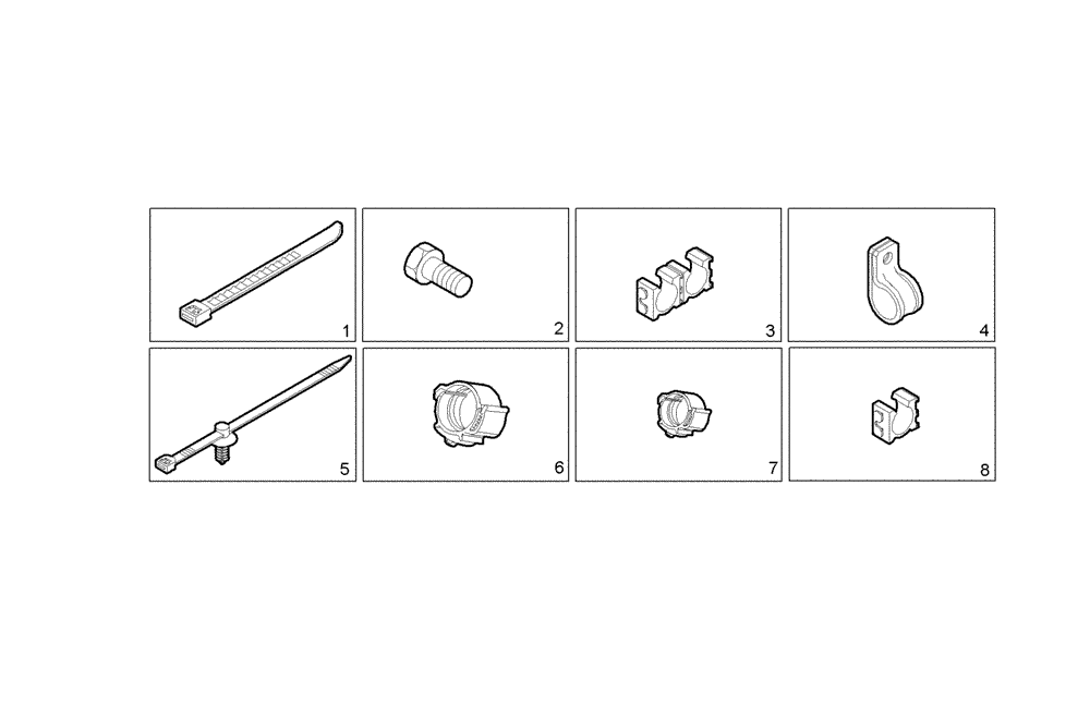Схема запчастей Case IH F3BE0684G E901 - (0407.007) - FIXING EQUIPMENT 