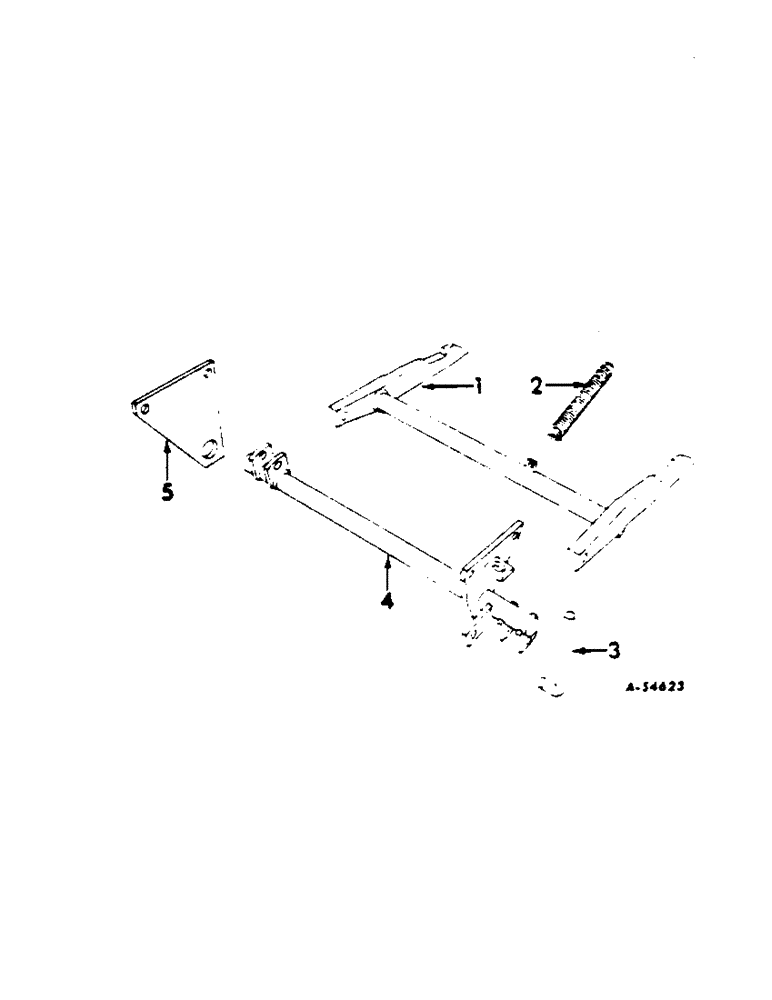 Схема запчастей Case IH 512 - (X-03[A]) - FRAME COUPLING BEAM 