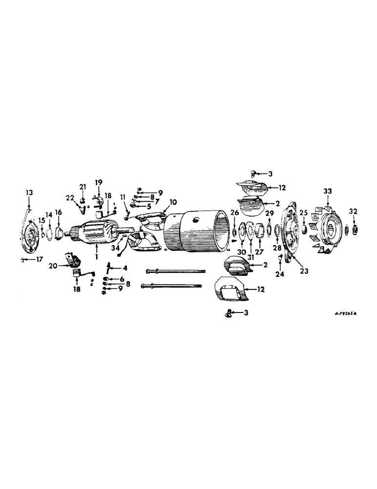 Схема запчастей Case IH 806 - (G-12) - ELECTRICAL SYSTEM, GENERATOR, DELCO REMY (06) - ELECTRICAL SYSTEMS