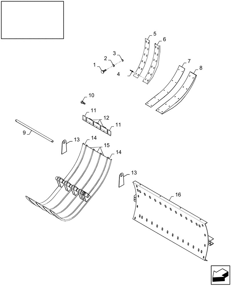 Схема запчастей Case IH LBX332S - (18.84067141[01]) - DIA : FILL FLOW KIT (18) - ACCESSORIES