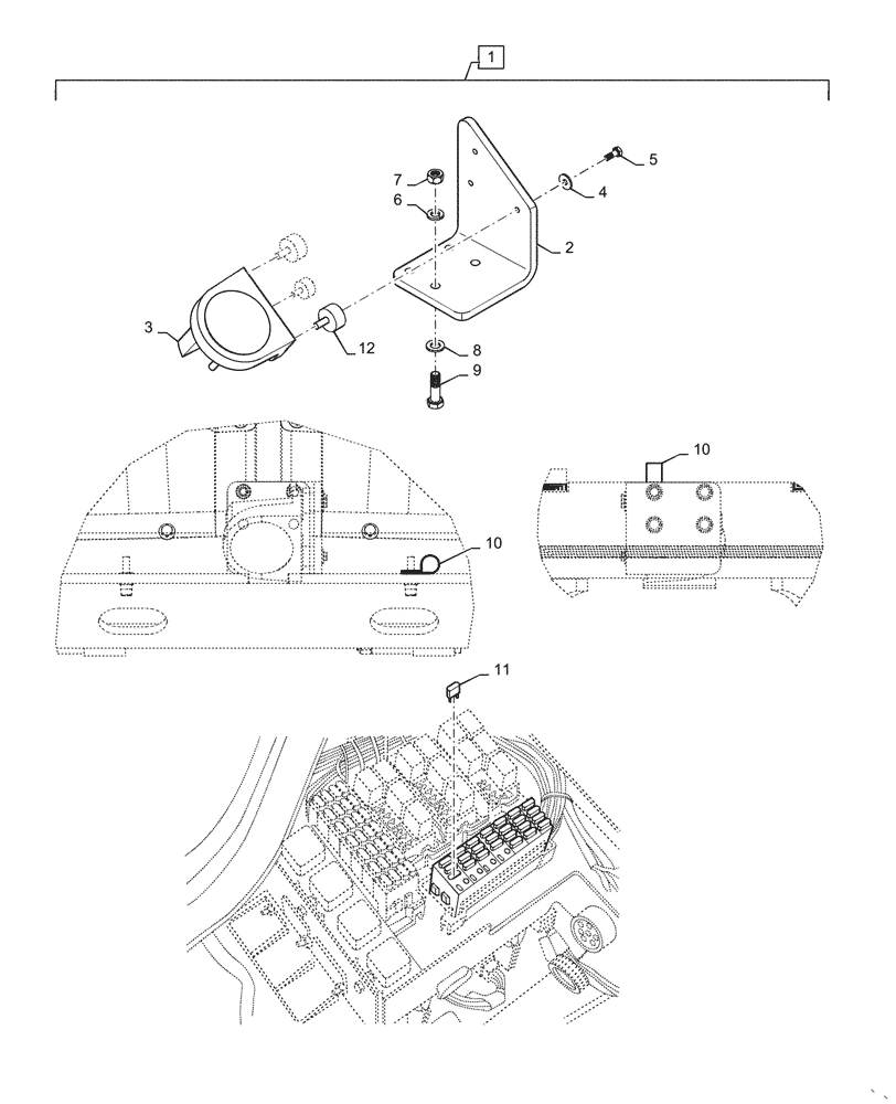 Схема запчастей Case IH STX325 - (04-09[02]) - GROUND SPEED SENSOR (VANSCO) (04) - ELECTRICAL SYSTEMS