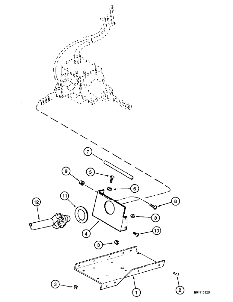 Схема запчастей Case IH 2144 - (9A-20) - FEEDER, FEEDER DRIVE AND FAN GEAR MOUNTING (13) - FEEDER