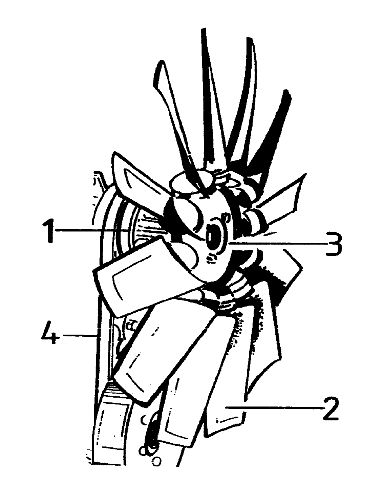 Схема запчастей Case IH AUSTOFT - (C02-02) - COOLING FAN Engine & Engine Attachments